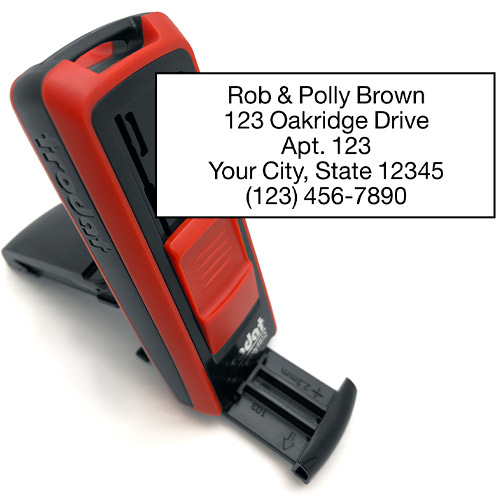 Red Pocket Stamp